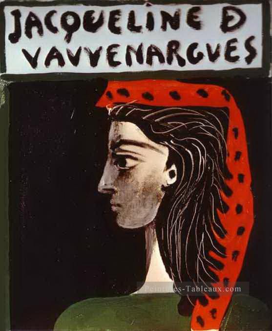 Jacqueline Vauvenargues 1959 cubiste Pablo Picasso Peintures à l'huile